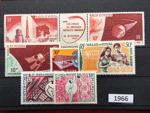 Wallis And Futuna 1966 Year Fully New Without Hinged MNH