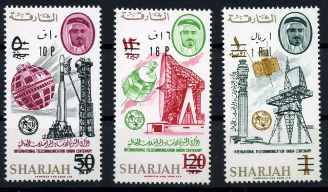 A099/ Sharjah / Uit - Itu – Mi # 246 / 248 Neufs ** – Complet