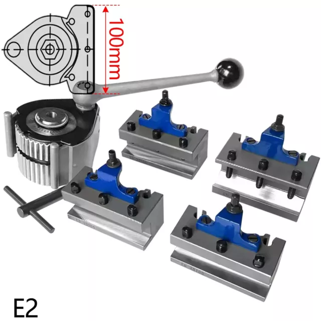 45#Steel E2 European Style 40-position Quick Change Tool Holder Post 25X25mm