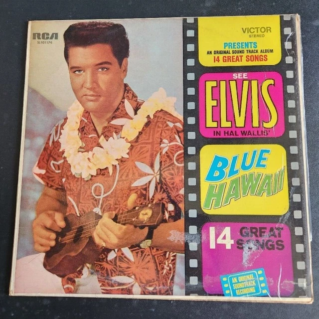 ELVIS PRESLEY BLUE HAWAII ORIGINAL Australian Pressing LP Vinyl Record ...