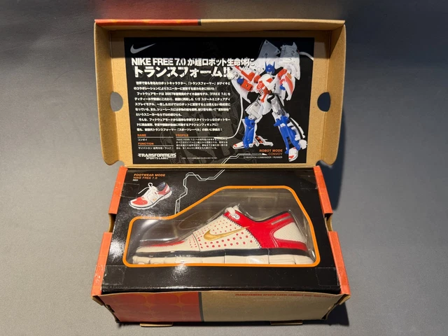TRANSFORMERS SPORTS LABEL Nike Convoy Optimus Prime Free 7.0 negro