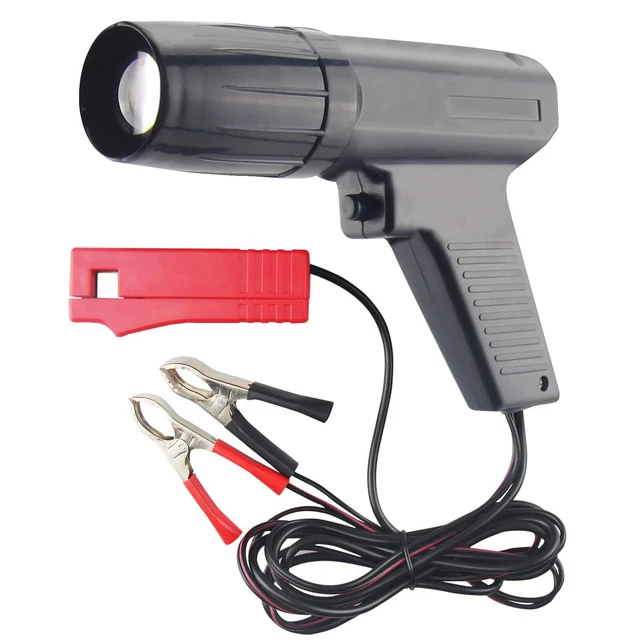 Car Engine Timing Light 12V Ignition Timing Light with Sliding Sensor Clip W8M2