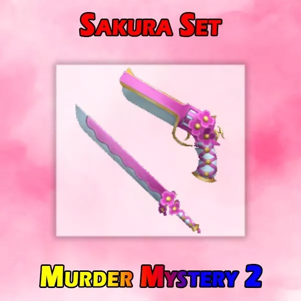 SAKURA SET BLOSSOM + Sakura🌸Godly  Murder Mystery 2 MM2 *Cheap & Fast*  $9.30 - PicClick
