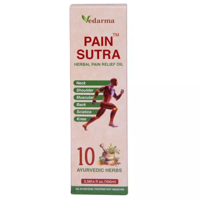 Aceite de hierbas Pain Sutra para alivio de la espalda de los músculos de...