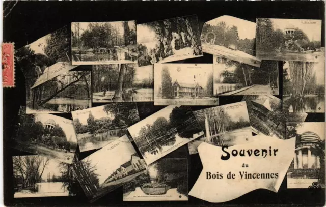 CPA AK PARIS 12th Souvenir du Bois de VINCENNES (672536)