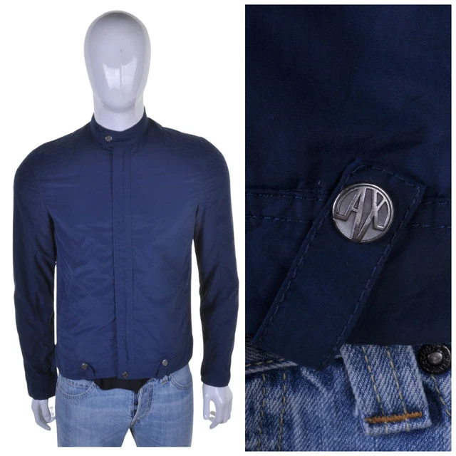 ARMANI EXCHANGE Giacca Biker M Cafe Racer Cappotto Bomber Moto