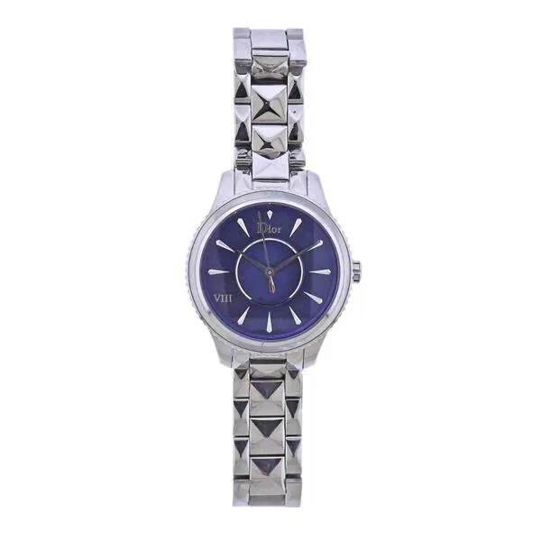 Christian Dior VIII Montaigne Quartz Ladies Watch Steel CD152110M013 32mm 7.25"