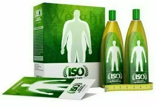 ISO HERBAL (INSTANT SLIMMING Oil) Oil 400 gm Pack Of 2 WEIGHT LOSS