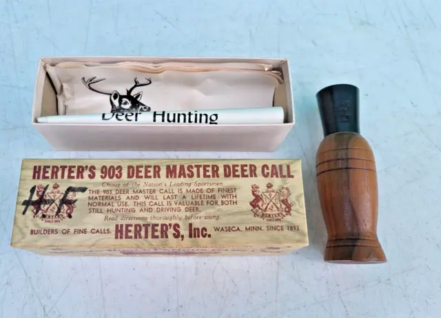 Herter's 903 Deer Call w Box & Manual  Game Call Waseca Minn