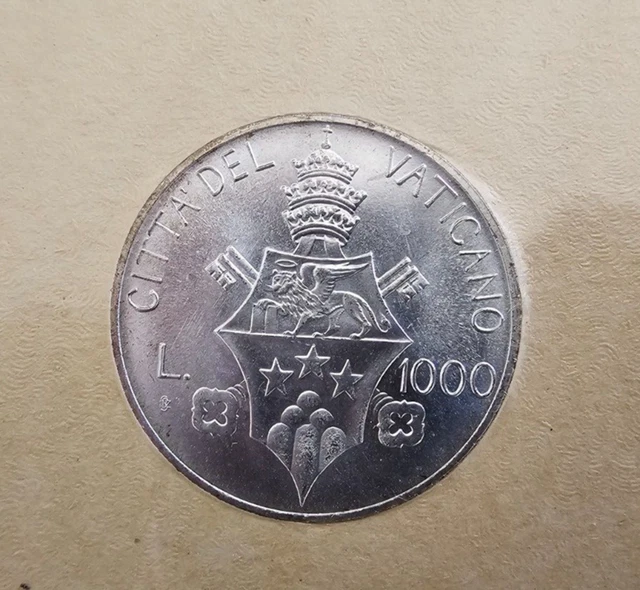 Moneta Vaticano Lire 1000 Giovanni Paolo I Anno 1978
