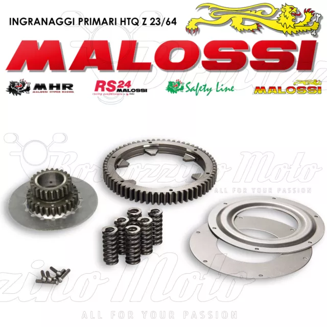 MALOSSI 673730 SERIE INGRANAGGI RAPPORTI PRIMARI HTQ z 23/64 VESPA PX 80 PX80 2T