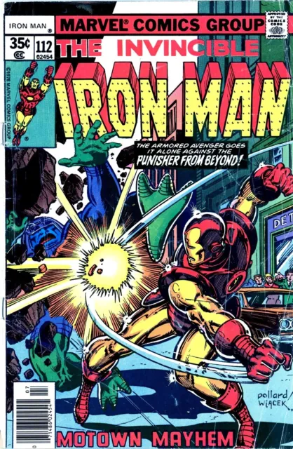 The Invincible Iron Man # 112 Marvel Comic Book Avengers Hulk Thor-NO RESERVE!