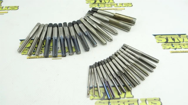 Lot Of 30 Assorted Style Hss Taps M3 X 0.5 To 9/16"-18Nf R&N Blue Diamond