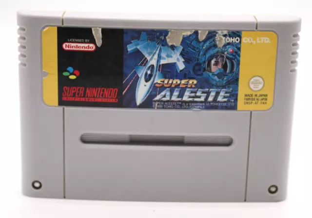 Jeu SUPER ALESTE sur Super Nintendo SNES 100% authentic PAL FAH FR