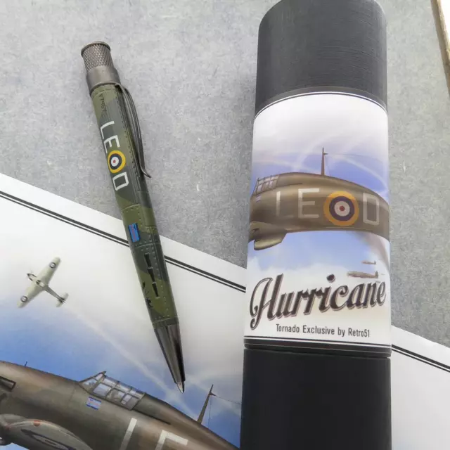 Retro 51 HURRICANE Rollerball / Pen, WWII British Fighter - Ltd - Ltd Ed of 500