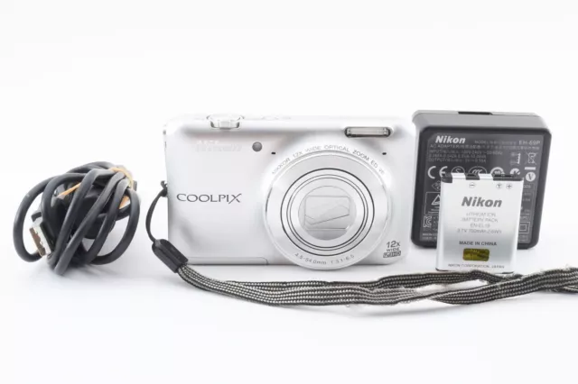 Nikon COOLPIX S6400 16.0MP 12x Cámara digital Cristal plateado [Exc++] De...