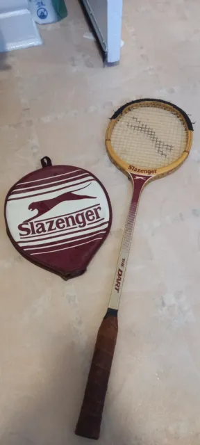 Vintage Slazenger Squash Racket ‘The Dart’ with Head Case
