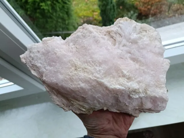Manganocalcit Top Platte mit rosa Kristallen aus Maramures Rumänien