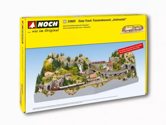 NOCH 53605 Ho Easy-Track Kit Andreastal Dimensions 210x120cm Produit Neuf 1:87 2