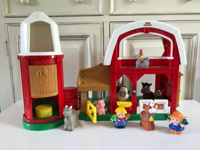 🌟 La Ferme Éducatif & Sonore Fisher Price Little People Vendu Avec Les Animaux