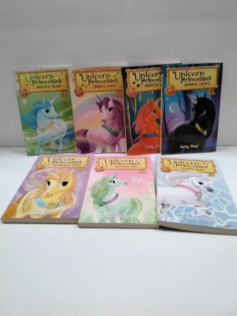 Complete Set Series - Lot of 7 Unicorn Princesses books by Emily Bliss