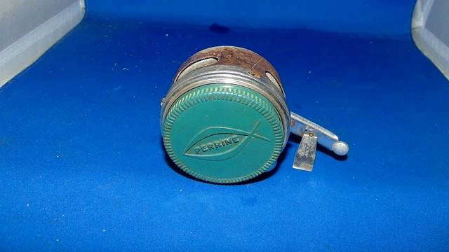 USA製　PERRINE automatic fly reel no51 Perrine automatic fly reel no. 51 vintage fish fishing