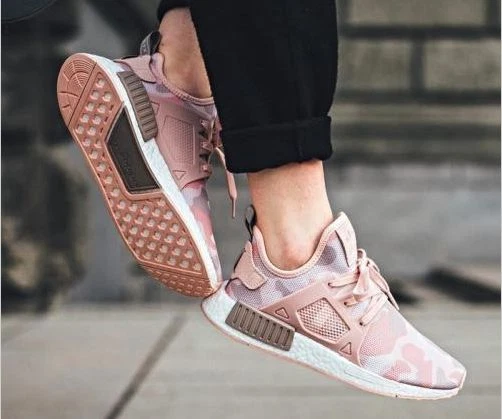 ADIDAS ORIGINAL NMD XR1 W Canard Camouflage Rose Blanc Femme