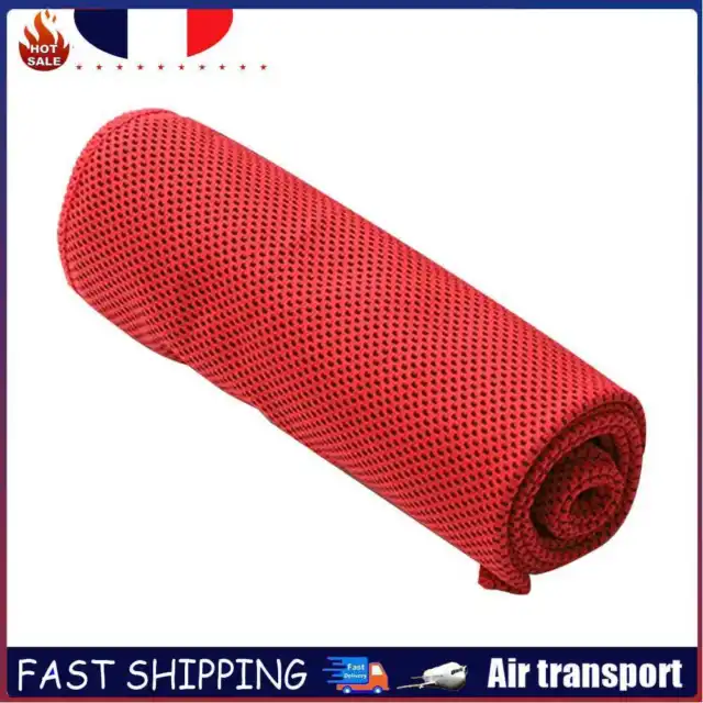 Microfiber Absorption Instant Cooling Towel Quick Dry for Jogging (Wine Red)