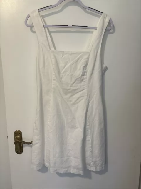 Nude Lucy White Dress Size M