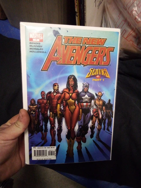 New Avengers #7 1st Appearance of Illuminati Marvel Comics 2005 Key FN/VF