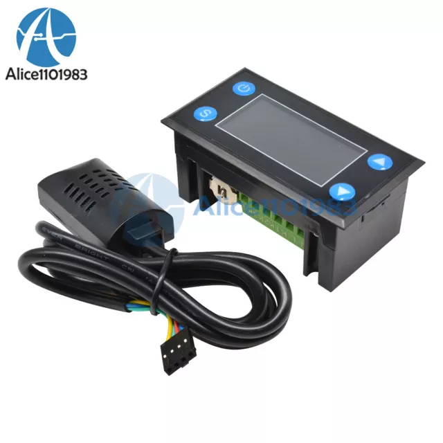 AC110V-220V Intelligent Digital LCD Temperature Humidity Controller SHT20 Sensor