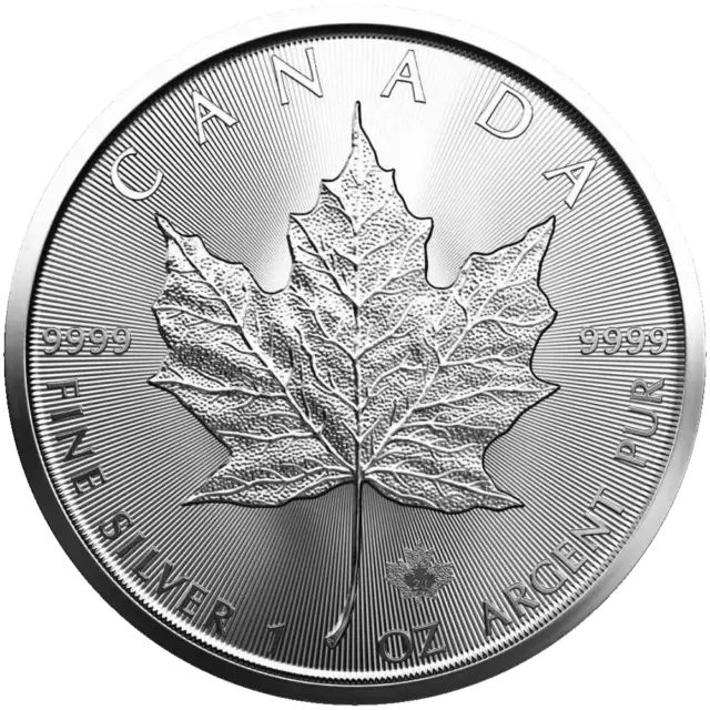 Maple Leaf 2024 Silbermünze 1oz Silber 9999 Ag 5 Dollar Royal Candian Mint 3