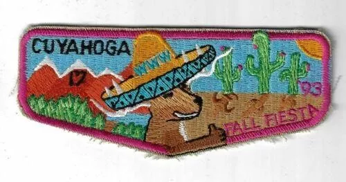 Boy Scout OA 17 Cuyahoga Lodge 1993 Fall Fiesta Flap