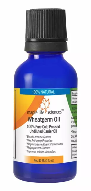Wheatgerm Oil 100% Pure Natural Cold pressed Anti-aging boost immunity