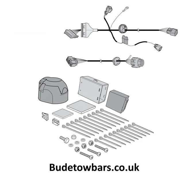 FORD TRANSIT CUSTOM Towbar Wiring 2.2 L Euro 5 + Prep V362 - 7 Pin