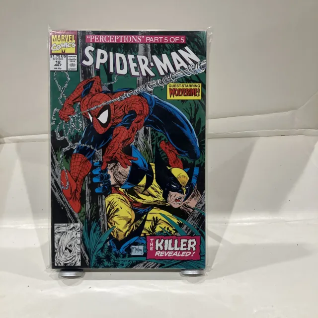 Spider-Man #12 Wolverine/Wendigo! Todd Mcfarlane! (1991)