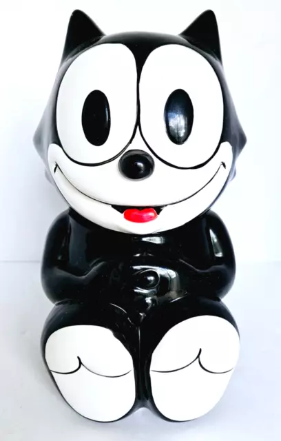 Felix The Cat Cookie Jar Vintage 1991 Benjamin Medwin, Used Good Condition