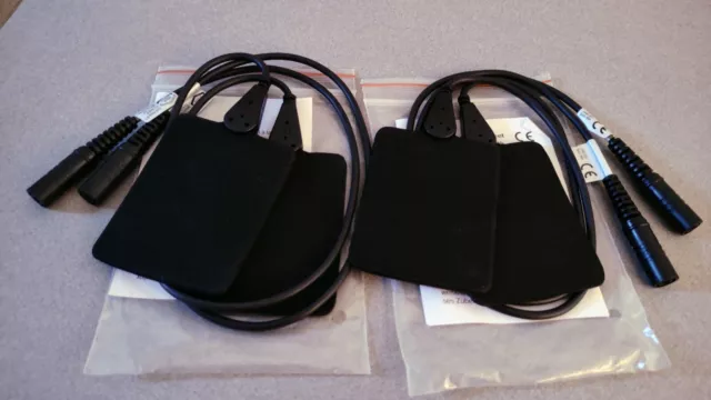 Enraf Nonius 1460.265 6x8cm Rubber Electrode Pads - 2 PAIRS