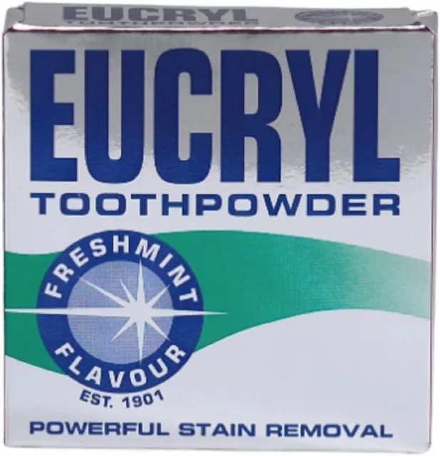 Eucryl Toothpowder Freshmint, 50 g (Pack of 1)  FREE POSTAGE