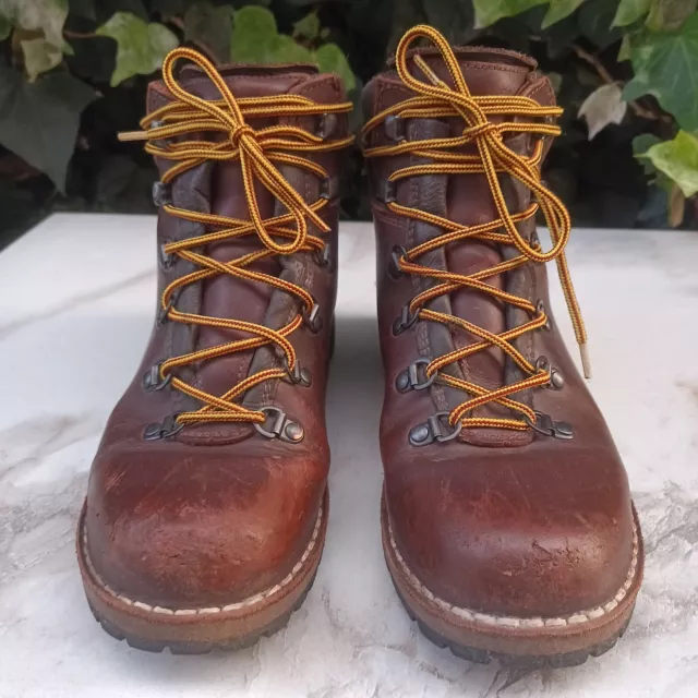 ALICO LEATHER HIKING Mountaineering Boots Men's Size 8.5 Cognac Reddish ...
