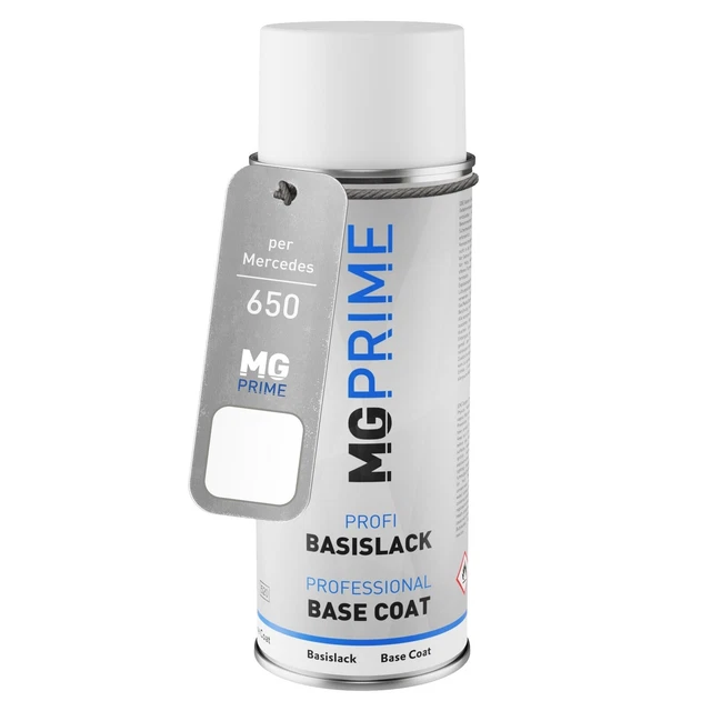 Vernice per auto Bomboletta spray per Mercedes 650 Calcitweiss Arctic White