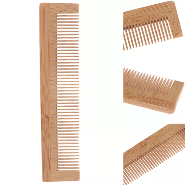 1X Massage Wooden Comb Bamboo Hair Vent Brush Brushes Hair Care SPA  Hair C LN