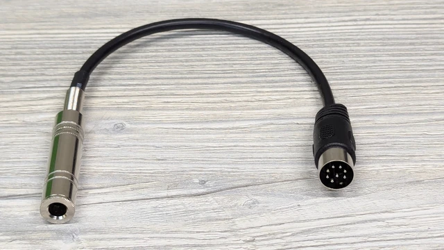 Cavo Convertitore K-Link Leslie 3300/2101 – Da 8 Pin DIN A TRS Per Interruttore Mezza Luna - Foto 1