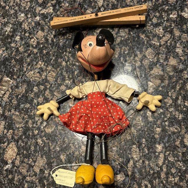 Pelham ミッキーマウス　ミニーマウス　Puppet 操り人形　ヴィンテージ VINTAGE PELHAM DISNEY Minnie Mouse Marionette Puppet - 18