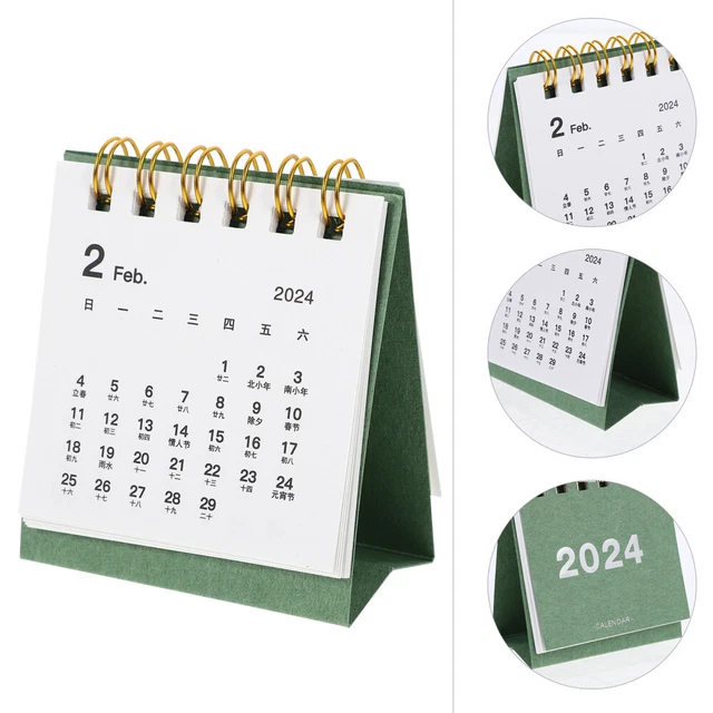 DECORATIVE DESK CALENDARS 2023 2024 Flip Calendar Standing Desk