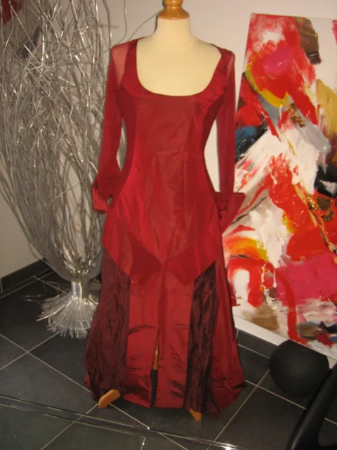 Robe Longue  Maxi Dress + Bolero  Legatte By Save The Queen Ii 38 Uk M 10 Neuve