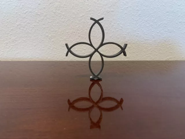 Christian Ichthys Fish Symbols, Car Ornament, Container, Jewelry Box, Desk Decor 3
