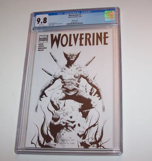 Wolverine #1 - Marvel 2010 Modern Age Jae Lee Sketch Variant - CGC NM/MT 9.8