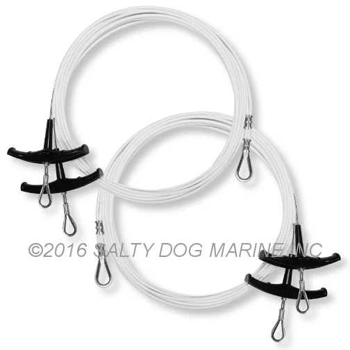 Prindle 18 & 18-2 Trapeze Wires White (4) - New ( #284041 )