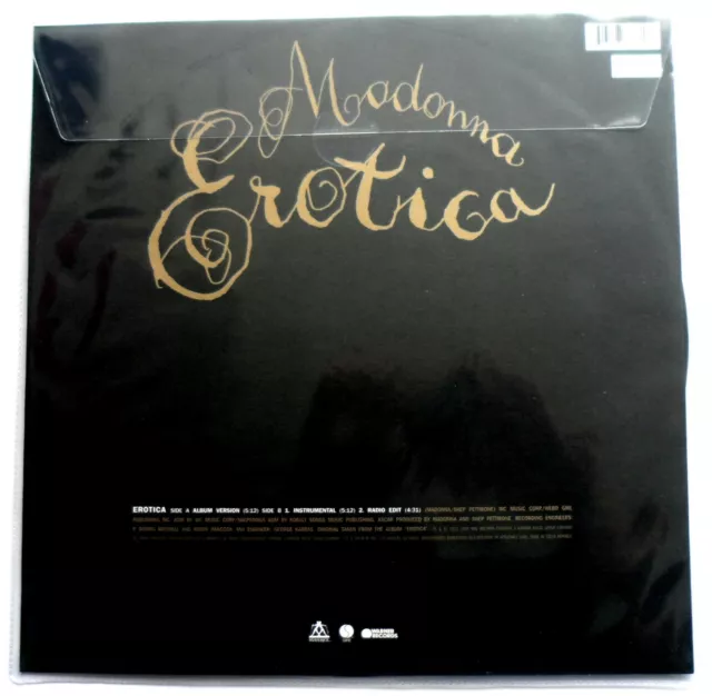 Madonna - Erotica 12" Picture Disc Vinyl 2022 Reissue *New* 2